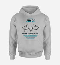 Thumbnail for DJI Air 2S design on light gray hoodie single side