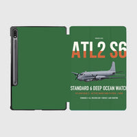 Thumbnail for Atlantique 2 Standard 6 design on green samsung tablet tablet case