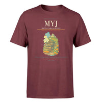 Thumbnail for Matsuyama Airport (MYJ) T-Shirt single-side front print in Dark Red | matsuyama-airport-myj-double-side-t-shirt