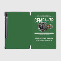 Thumbnail for CFM56-7B design on green samsung tablet tablet case