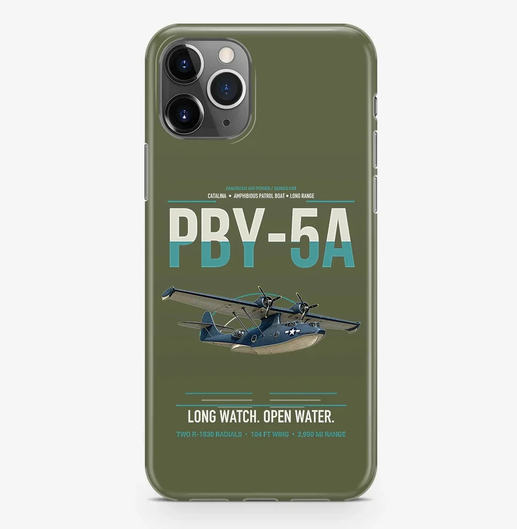 PBY-5A Catalina design on green army magsafe iphone case, for iPhone Pro Max