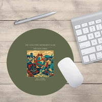 Thumbnail for VINTAGE G4435 - The Navigator's Retirement Globe - Designed Mouse Pads design on greenarmy round