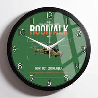 Thumbnail for Denel Rooivalk Mk 1F design on green framed wall clock