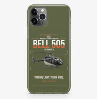 Thumbnail for Bell 505 Jet Ranger X design on green army magsafe iphone case, for iPhone Pro Max
