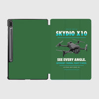 Thumbnail for Skydio X10 design on green samsung tablet tablet case