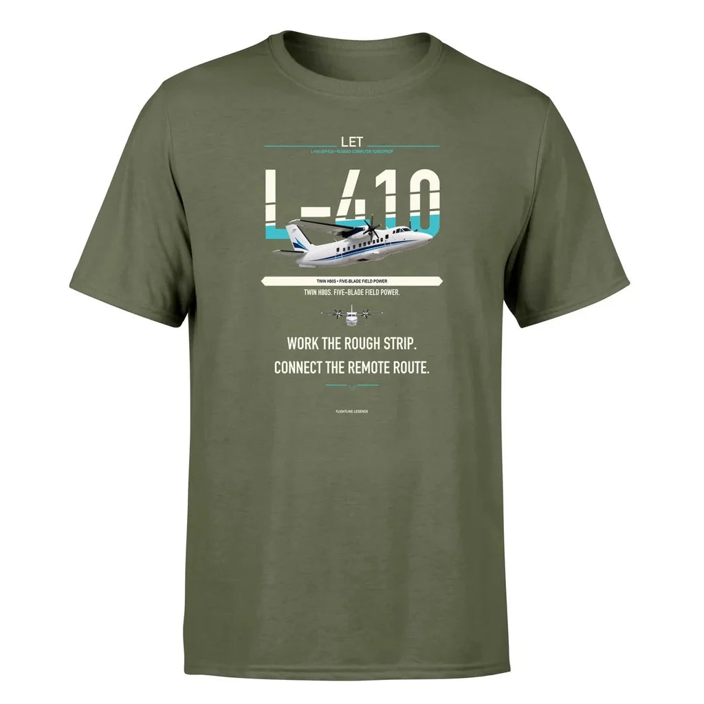 LET L-410 UVP-E20 design on green army single side