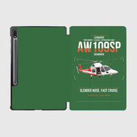 Thumbnail for Leonardo AW109SP GrandNew design on green samsung tablet tablet case