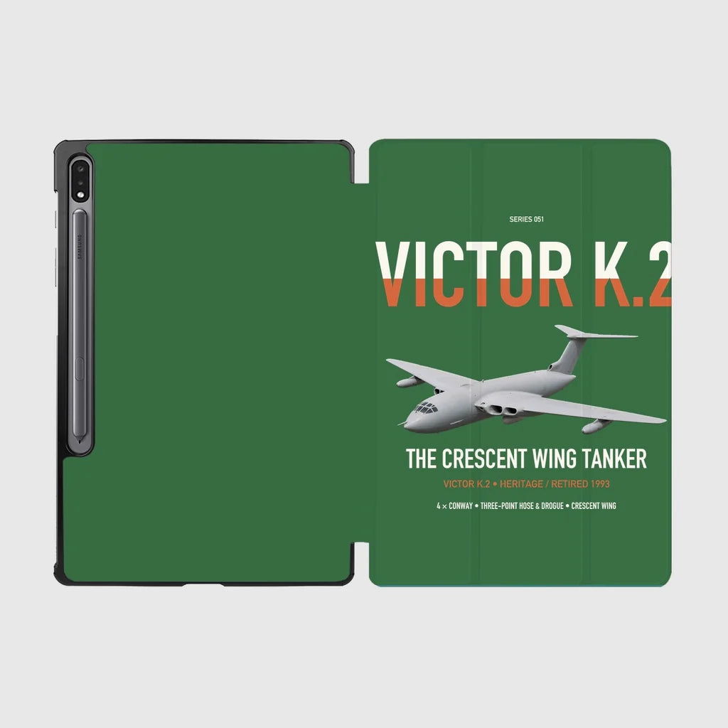Handley Page Victor K.2 design on green samsung tablet tablet case