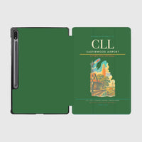 Thumbnail for Easterwood Airport (CLL) design on green samsung tablet tablet case