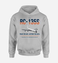 Thumbnail for RC-135S Cobra Ball design on light gray double-side hoodie, single-side print