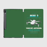 Thumbnail for DJI Mini 2 design on green samsung tablet tablet case