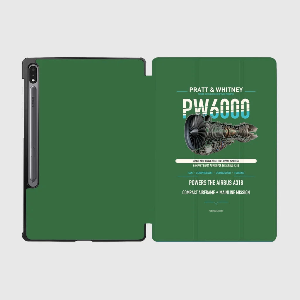 PW6000 design on green samsung tablet tablet case