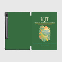 Thumbnail for Kertajati International Airport (KJT) design on green samsung tablet tablet case