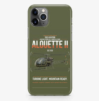 Thumbnail for Sud Aviation SE 3130 Alouette II design on green army magsafe iphone case, for iPhone Pro Max
