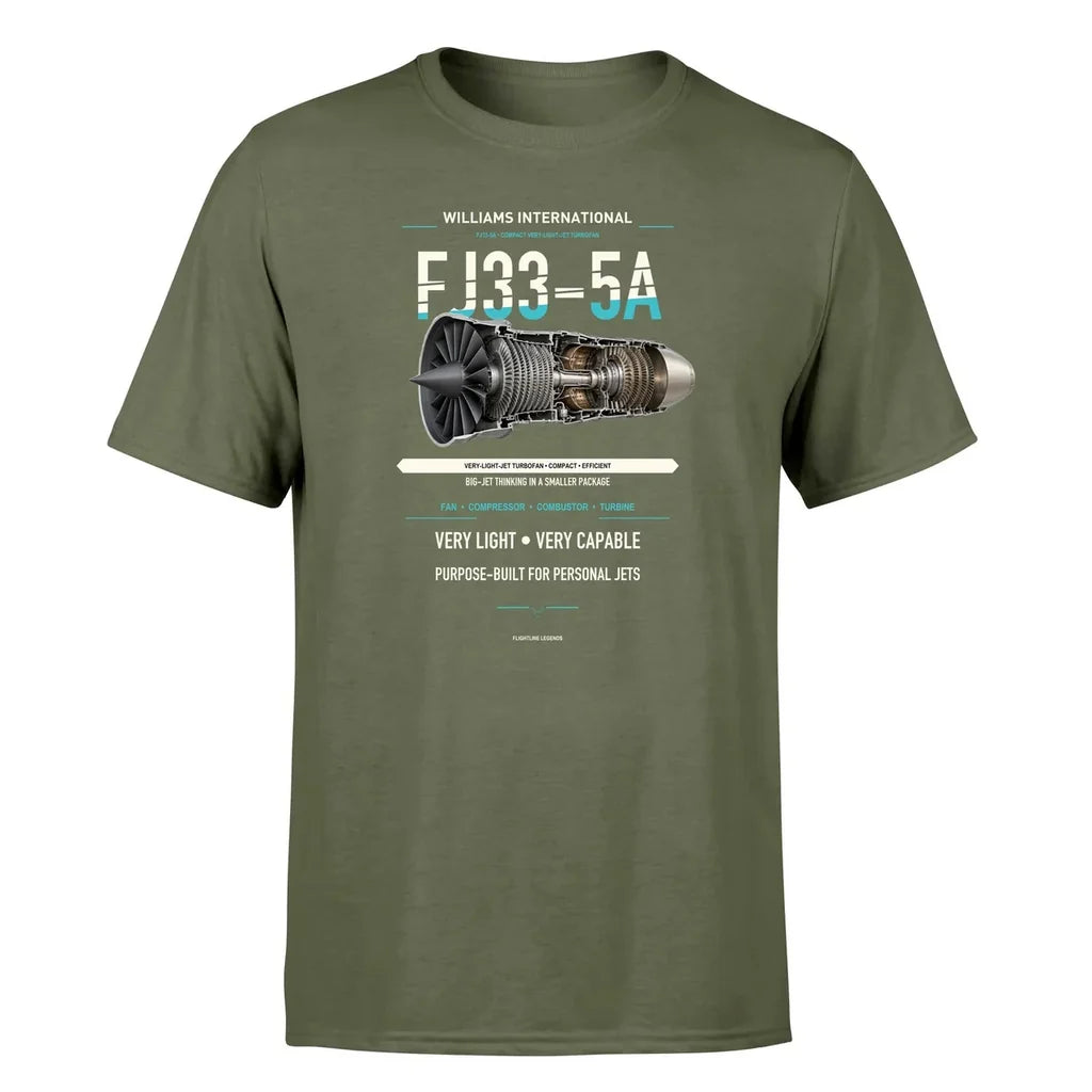FJ33-5A design on green army single side