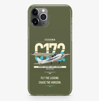 Thumbnail for Cessna 172 Skyhawk design on green army magsafe iphone case, for iPhone Pro Max