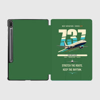 Thumbnail for Boeing 737-400 Classic design on green samsung tablet tablet case