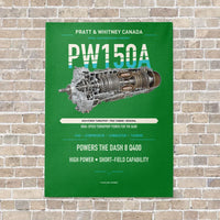 Thumbnail for PW150A vertical canvas print - no frame - green background