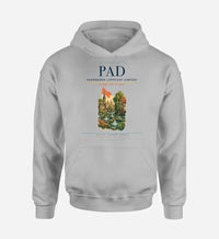 Thumbnail for Paderborn Lippstadt Airport (PAD) design on light gray hoodie single-side print