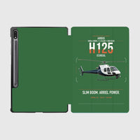 Thumbnail for Airbus H125 design on green samsung tablet tablet case