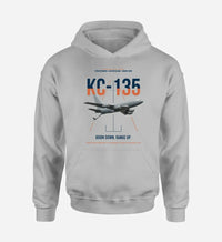 Thumbnail for KC-135 STRATOTANKER design on light gray double-side hoodie, single-side print