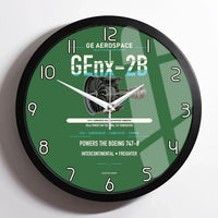 Thumbnail for GEnx-2B design on green framed wall clock