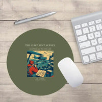 Thumbnail for VINTAGE G4363 - The Cliff Nest Survey - Designed Mouse Pads design on greenarmy round
