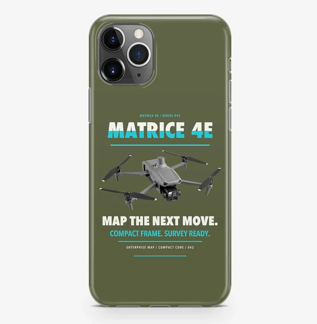 DJI Matrice 4E Case ProMax design on green army iphone case promax
