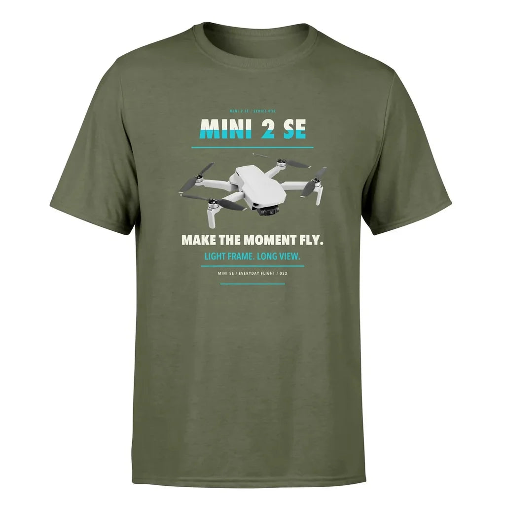 DJI Mini 2 SE design on green army single side