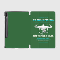 Thumbnail for DJI P4 Multispectral design on green samsung tablet tablet case