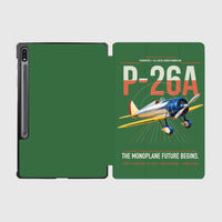 Thumbnail for Boeing P-26A Peashooter design on green samsung tablet tablet case