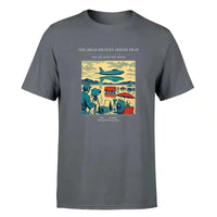 Thumbnail for VINTAGE G4295 - The High Desert Speed Trap - Premium T-Shirt design on gray premium t shirt