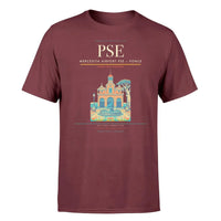 Thumbnail for Mercedita Airport (PSE) T-Shirt single-side front print in Dark Red | mercedita-airport-pse-double-side-t-shirt