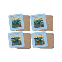 Thumbnail for The Hull Cleaning Day - Designed Coasters design on light blue 4-pieces-set