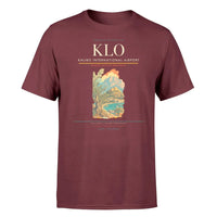 Thumbnail for Kalibo International Airport (KLO) T-Shirt single-side front print in Dark Red | kalibo-international-airport-klo-double-side-t-shirt