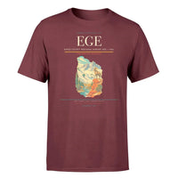 Thumbnail for Eagle County Regional Airport (EGE) T-Shirt single-side front print in Dark Red | eagle-county-regional-airport-ege-double-side-t-shirt