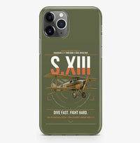 Thumbnail for SPAD S.XIII C.1 design on green army magsafe iphone case, for iPhone Pro Max