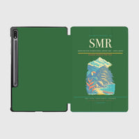 Thumbnail for Simón Bolívar International Airport (SMR) design on green samsung tablet tablet case