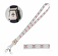 Thumbnail for Drone Pilot seat belt lanyard - white