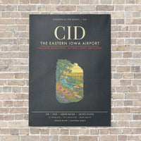 Thumbnail for The Eastern Iowa Airport CID - Canvas Framed - Gray