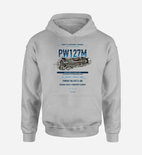 Thumbnail for PW127M design on light gray hoodie single side