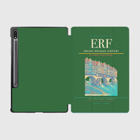 Thumbnail for Erfurt-Weimar Airport (ERF) design on green samsung tablet tablet case