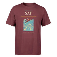 Thumbnail for Ramón Villeda Morales International Airport (SAP) T-Shirt single-side front print in Dark Red | ramón-villeda-morales-international-airport-sap-double-side-t-shirt
