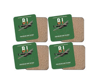 Thumbnail for Avro Lancaster B I design on green 4 pieces set coaster