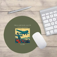 Thumbnail for VINTAGE G4396 - The Scarecrow Salute - Designed Mouse Pads design on greenarmy round
