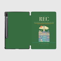 Thumbnail for Recife Guararapes (REC) design on green samsung tablet tablet case