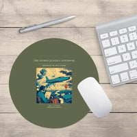 Thumbnail for VINTAGE G4393 - The Storm Chaser's Notebook - Designed Mouse Pads design on greenarmy round