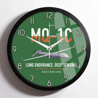 Thumbnail for MQ-1C Gray Eagle ER design on green framed wall clock