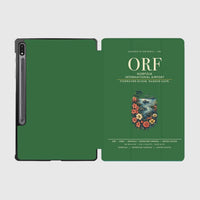 Thumbnail for Norfolk International Airport (ORF) design on green samsung tablet tablet case