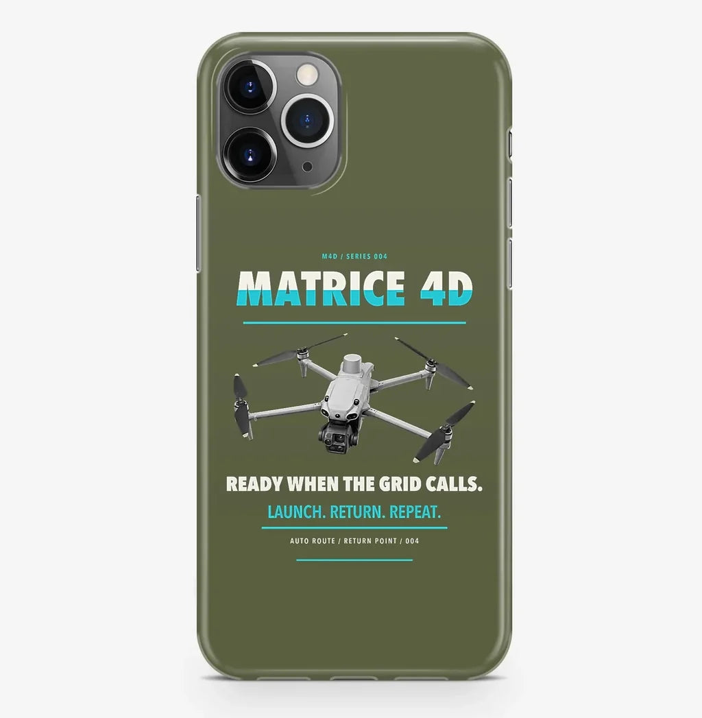 DJI Matrice 4D Case ProMax design on green army iphone case promax